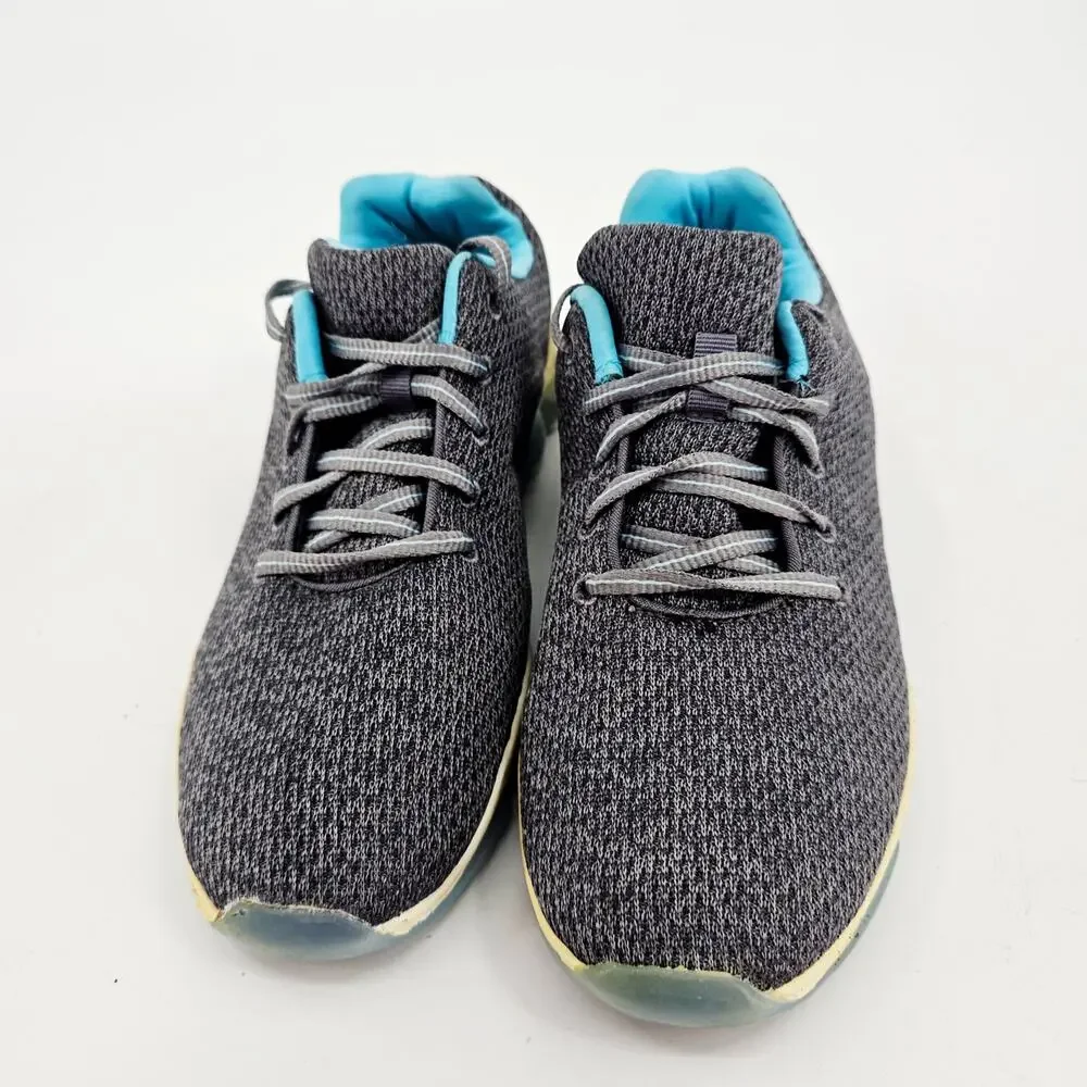 Avia Shoes Womens 9.5 Moonwalker Athletic Low Top Sneakers Gray Fabric Lace Up